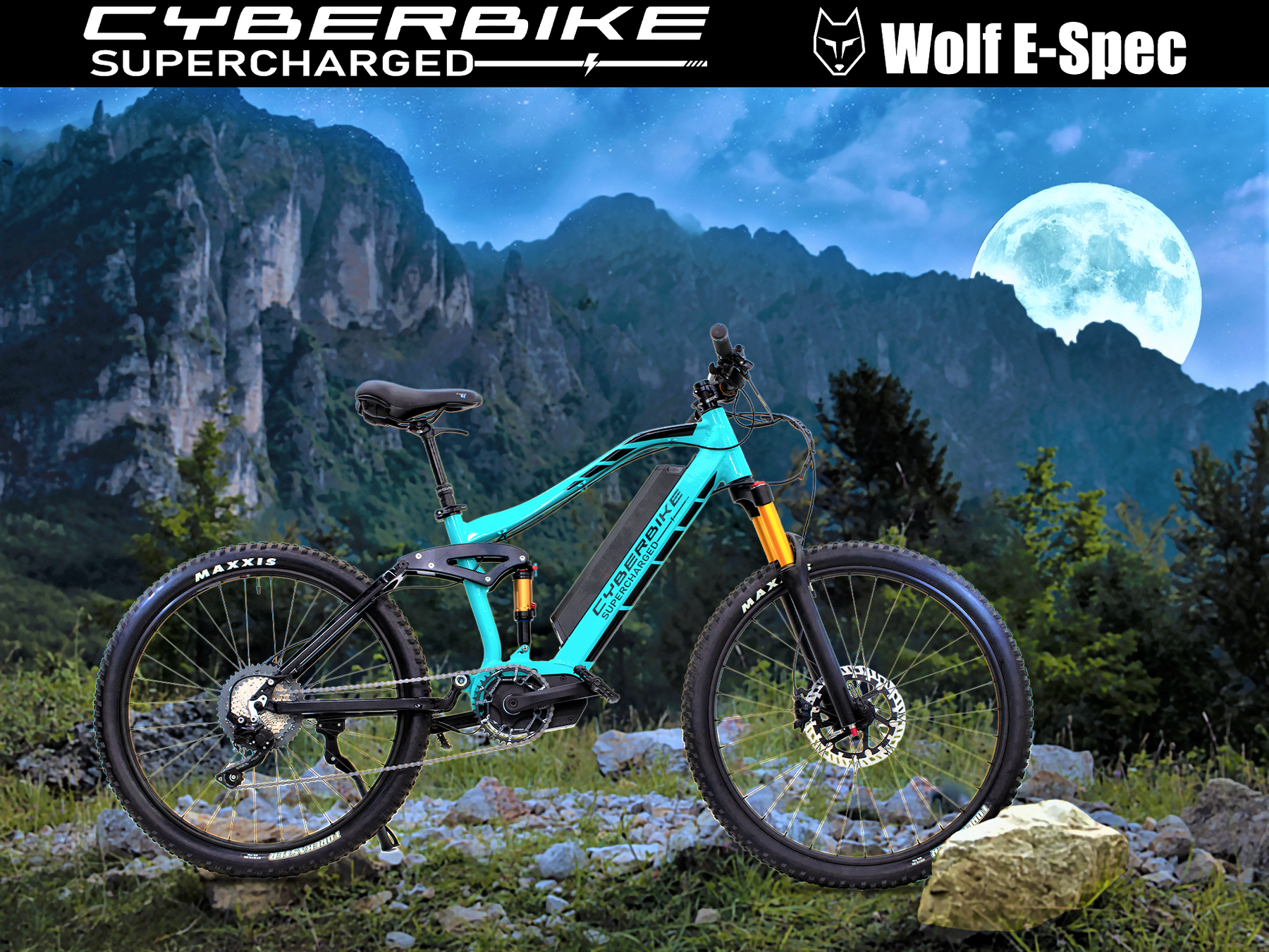Cyberbike Mullet Pro Performance mid-drive eMTB electric mountain bike