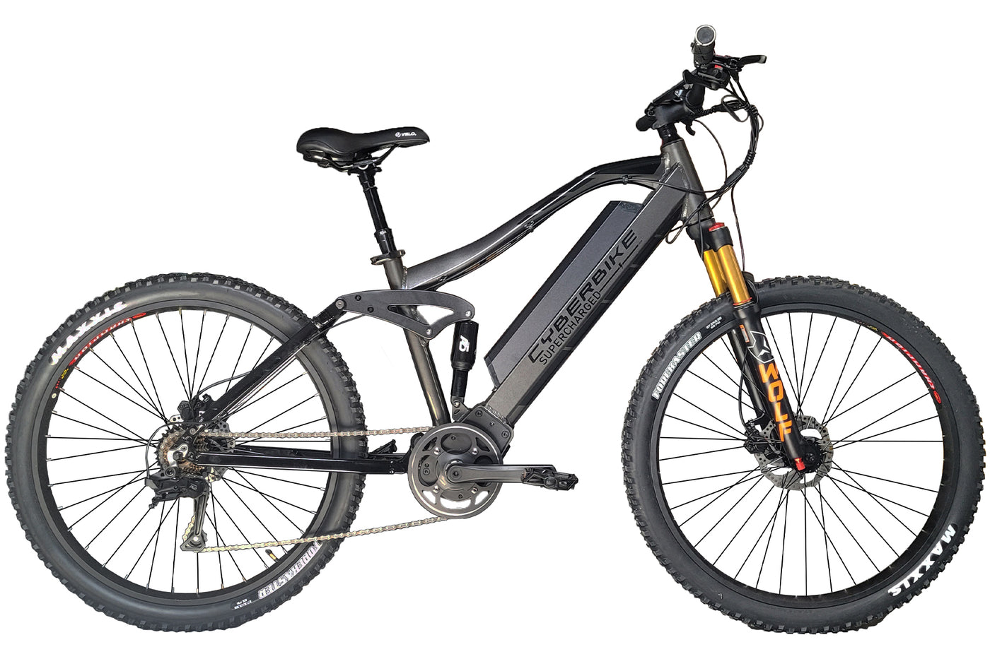 Cyberbike Bandit- Style and Performance in a mid-drive, full air suspension